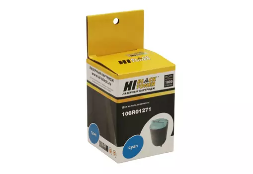 Картридж лазерный Hi-Black HB-106R01271, голубой, 1000 страниц, совместимый, для Xerox Phaser 6110