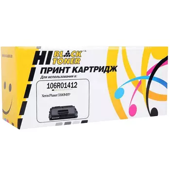 Картридж лазерный Hi-Black HB-106R01412 (106R01412), черный, 8000 страниц, совместимый для Xerox Phaser 3300MFP