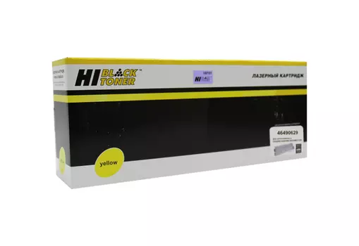 Картридж лазерный Hi-Black HB-46490629 (46490629), желтый 6000 страниц, совместимый, для OKI C532/C542/MC573/MC563