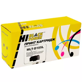 Картридж лазерный Hi-Black HB-MLT-D105L (MLT-D105L), черный, 2500 страниц, совместимый для Samsung ML-1915, ML-1910, ML-2525, ML-2580N, ML-2525W, SCX-4600, SCX-4623F, SCX-4623FN, SF-650, SF-650P