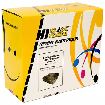 Картридж лазерный Hi-Black HB-Q1338/5942/5945/1339, черный, 20000 страниц, совместимый для LJ 4200/4300/4250/4350/4345 Q1338/5942/1339X