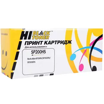 Картридж лазерный Hi-Black HB-SP200HS (SP200HS), черный, 2600 страниц, совместимый для Ricoh Aficio SP200N/SP202SN/SP203SFN