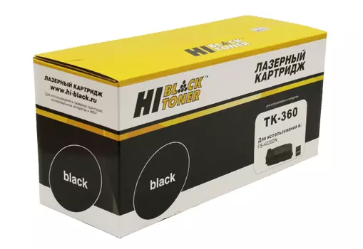 Картридж лазерный Hi-Black HB-TK-360 (TK-360), черный, 20000 страниц, совместимый для Kyocera FS-4020