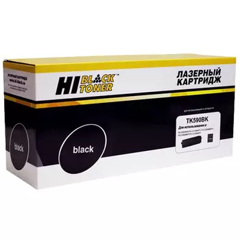 Картридж лазерный Hi-Black HB-TK-590BK (TK-590BK), черный, 7000 страниц, совместимый для Kyocera FS-C2026MFP/C2126/C2526MFP/C2626/C5250DN/P6026cdn/M6526cdn