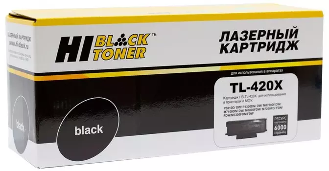 Картридж лазерный Hi-Black HB-TL-420X (TL-420X), черный, 6000 страниц, совместимый для Pantum 3010/P3300/M6700/6800/7100/7200/7300