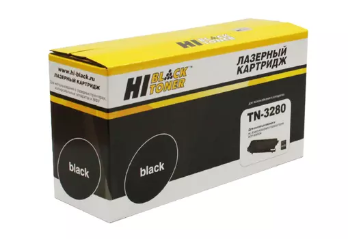 Картридж лазерный Hi-Black HB-TN-3280 (TN-3280), черный, 8000 страниц, совместимый, для Brother HL-5340/5350/5370/5380//DCP8070D