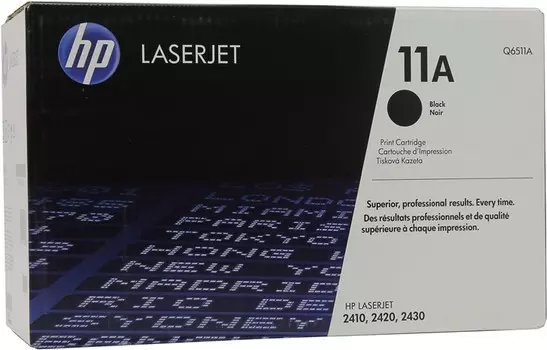 Картридж лазерный HP 11A/Q6511A, черный, 6000 страниц, оригинальный для LaserJet 2420dn / 2420 / 2420d / 2420n / 2430dtn / 2430t / 2430tn