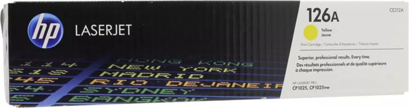 Картридж лазерный HP 126A/CE312A, желтый, 2700 страниц, оригинальный для HP LaserJet Pro CP1025 / CP1025nw / M275 / CP1025 / CP1025nw / 100 M175a / 100 M175nw
