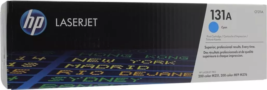Картридж лазерный HP 131A/CF211A, голубой, 1800 страниц, оригинальный для HP LaserJet Pro 200 color MFP M276n / MFP M276nw / M251n / M251nw