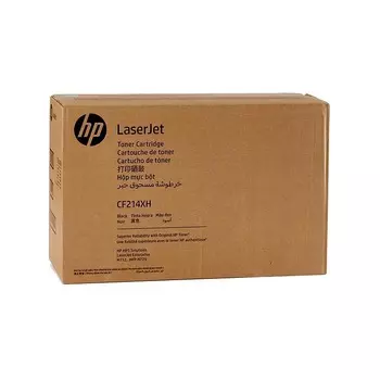 Картридж лазерный HP 14X/CF214XH, черный, 17500 страниц, оригинальный для HP LJ M712, желтая коробка