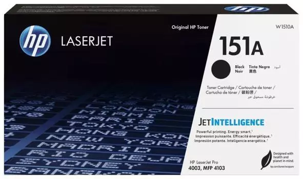 Картридж лазерный HP 151A/W1510A, черный, 3050 страниц, оригинальный для HP 4003/MFP 4103 с чипом