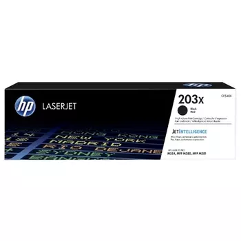 Картридж лазерный HP 203X/CF540X, черный, 3200 страниц, оригинальный для HP Color LJ Pro M254dw/M254nw/M280nw/M281fdn/M281fdw