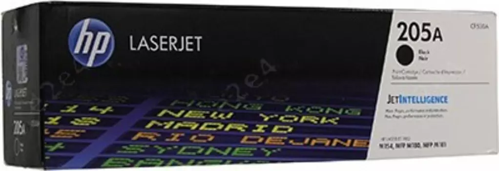 Картридж лазерный HP 205A/CF530A, черный, 1100 страниц, оригинальный для HP Color LJ Pro M180n/M181fx