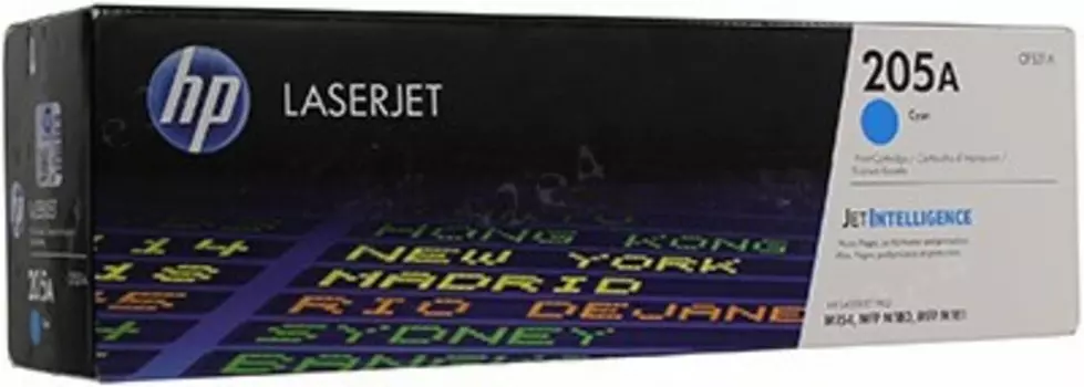 Картридж лазерный HP 205A/CF531A, голубой, 900 страниц, оригинальный для HP Color LJ Pro M180n/M181fx