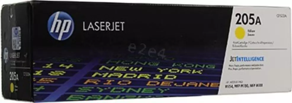 Картридж лазерный HP 205A/CF532A, желтый, 900 страниц, оригинальный для HP Color LJ Pro M180n/M181fx