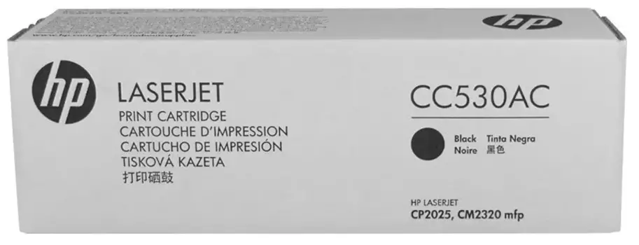 Картридж лазерный HP 304A/CC530AC, черный, 3500 страниц, оригинальный для HP LJ CP2025/CM2320