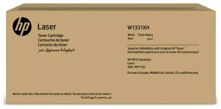 Картридж лазерный HP 331X/W1331XH, черный, 15000 страниц, оригинальный для HP 408dn/MFP 432fdn с чипом