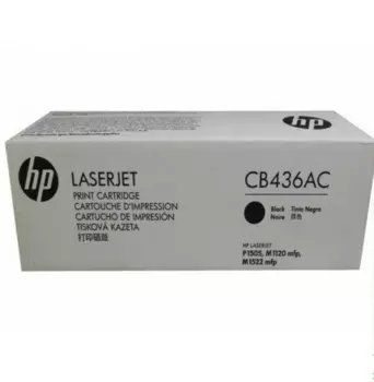 Картридж лазерный HP 36A/CB436AC, черный, 2000 страниц, оригинальный для 36A LJ M1522x, техническая упаковка