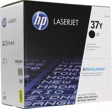 Картридж лазерный HP 37Y/CF237Y, черный, 41000 страниц, оригинальный для HP LJ Enterprise M608/609/631/632/633