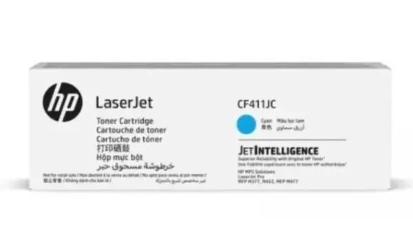 Картридж лазерный HP 410J/CF411JC, голубой, 6000 страниц, оригинальный для HP, белая коробка с чипом