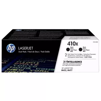Картридж лазерный HP 410XD/CF410XD, черный, 2 шт. шт., 6500 страниц, оригинальный для HP CLJP M452dn / M452nw / MFP M377dw / MFP M477fdn / MFP M477fdw / MFP M477fnw