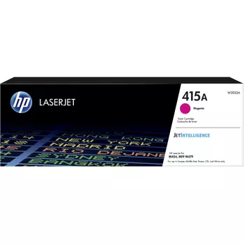 Картридж лазерный HP 415A/W2033A, пурпурный, 2100 страниц, оригинальный для HP LJ Pro M454/MFP M479