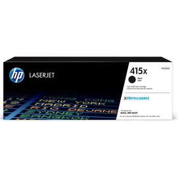 Картридж лазерный HP 415X/W2030X, черный, 7500 страниц, оригинальный для HP LJ M454/MFP M479