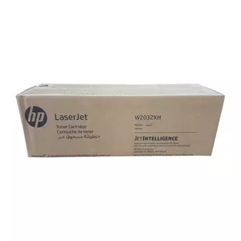 Картридж лазерный HP 415X/W2032XH, желтый, 6000 страниц, оригинальный для HP LJ Pro M454/MFP M479/M480f, желтая коробка