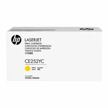 Картридж лазерный HP 504A/CE252YC, желтый, 7900 страниц, оригинальный для HP CLJ CM3530/CP3525