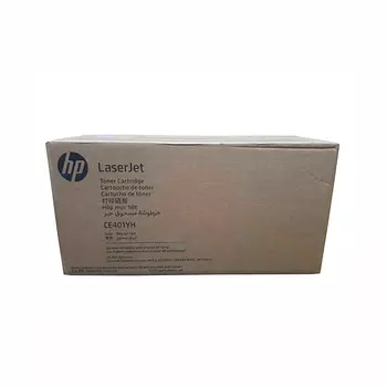 Картридж лазерный HP 507Y/CE401YH, голубой, 7800 страниц, оригинальный для HP Color LaserJet Enterprise 500 M575 / M551 / 570, желтая коробка