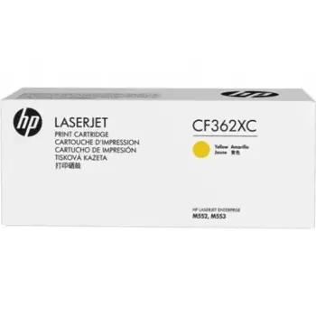 Картридж лазерный HP 508X/CF362XC, желтый, 9500 страниц, оригинальный для HP M552/M553
