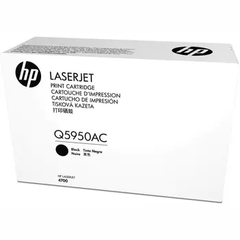 Картридж лазерный HP 643A/Q5950AC, черный, 11000 страниц, оригинальный для HP CLJ 4700