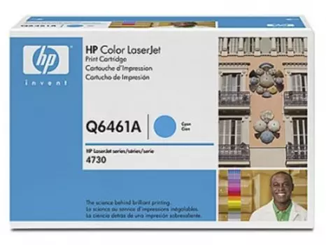 Картридж лазерный HP 644A/Q6461A, голубой, 12000 страниц, оригинальный для Color LaserJet CM4730fm / CM4730 / CM4730f / CM4730fsk / CM4730x