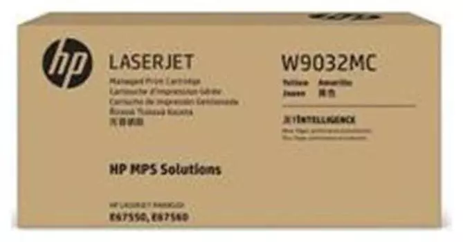 Картридж лазерный HP 657MC/W9032MC, желтый, 28000 страниц, оригинальный для HP E67550/E67560 с чипом