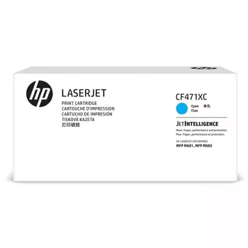Картридж лазерный HP 657X/CF471XC, голубой, 23000 страниц, оригинальный для HP CLJ MFP M681/M682, белая коробка