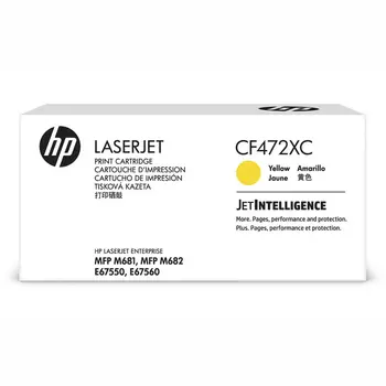 Картридж лазерный HP 657X/CF472XC, желтый, 23000 страниц, оригинальный для HP CLJ MFP M681/M682, белая коробка