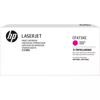 Картридж лазерный HP 657X/CF473XC, пурпурный, 23000 страниц, оригинальный для HP CLJ MFP M681/M682, белая коробка