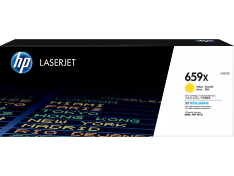 Картридж лазерный HP 659X/W2012X, желтый, 29000 страниц, оригинальный для HP Color LaserJet Enterprise M776/M856