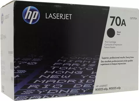 Картридж лазерный HP 70A/Q7570A, черный, 15000 страниц, оригинальный для HP LaserJet M5025 / M5035 / M5035x / M5035xs