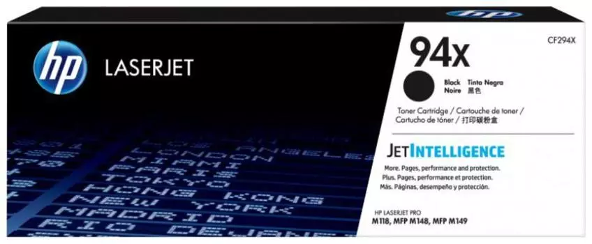Картридж лазерный HP 94X/CF294X, черный, 2800 страниц, оригинальный для HP LJ M148dw/LJ M148fdw с чипом