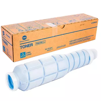 Картридж лазерный Konica Minolta TN616C-L/A1U9452, голубой, 1шт., 27900 страниц, оригинальный, для Konica-Minolta Bizhub Pro C6000L