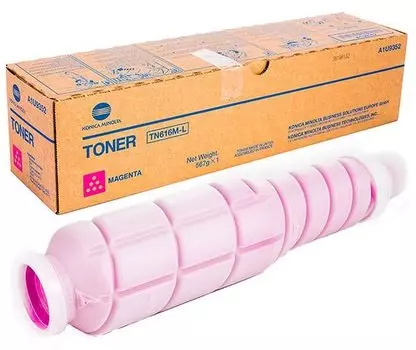 Картридж лазерный Konica Minolta TN616M-L/A1U9352, пурпурный, 27900 страниц, оригинальный, для Konica Minolta bizhub PRO C6000L