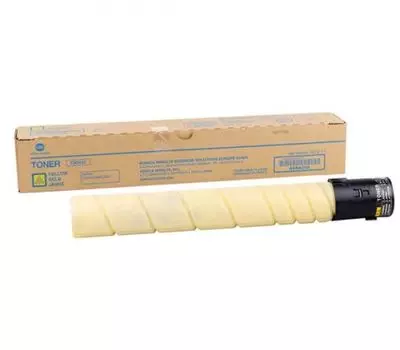 Картридж лазерный Konica Minolta TN-324Y H/A8DA25H, желтый, 14000 страниц, оригинальный для Konica Minolta bizhub C258/C308/C368