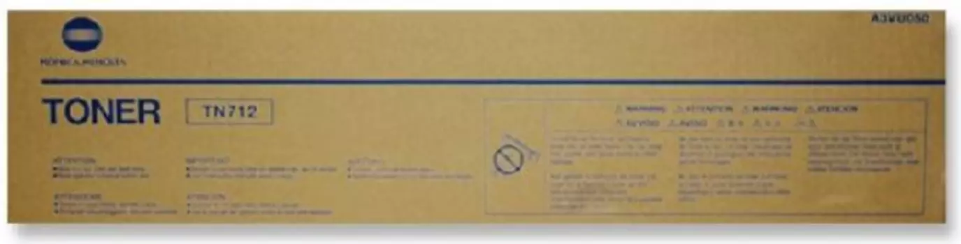 Картридж лазерный Konica Minolta TN-712/A3VU050, черный, 40800 страниц, оригинальный, для Konica Minolta Bizhub 654/754