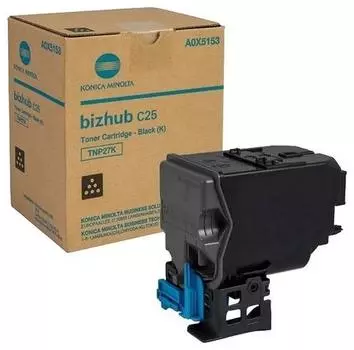 Картридж лазерный Konica Minolta TNP-27K/A0X5153, черный, 6000 страниц, оригинальный для Konica Minolta с чипом