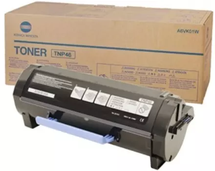 Картридж лазерный Konica Minolta TNP-46/A6VK01W, черный, 20000 страниц, оригинальный, для Konica Minolta bizhub 4050/4750