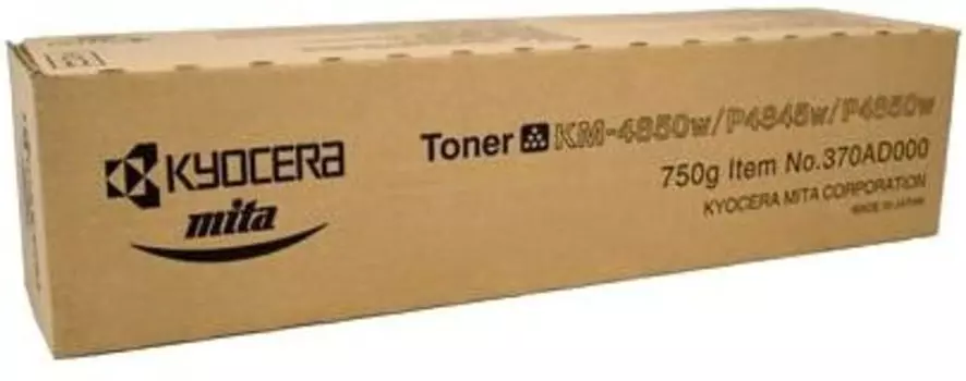 Картридж лазерный Kyocera 370AD000, черный, 1500 страниц, оригинальный для Kyocera KM-4850w/P4845w/P4850w