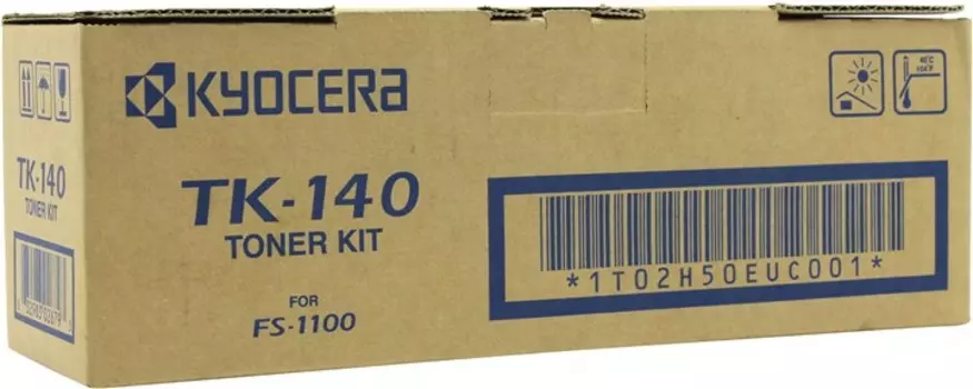 Картридж лазерный Kyocera TK-140/1T02H50EU0, черный, 4000 страниц, оригинальный, для Kyocera FS-1100, FS-1100N