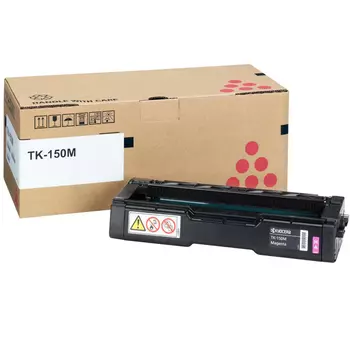 Картридж лазерный Kyocera TK-150M/1T05JKBNL0, пурпурный, 6000 страниц, оригинальный, для Kyocera FS-C1020MFP, FS-C1020MFP+