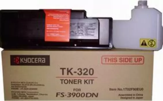 Картридж лазерный Kyocera TK-320/1T02F90EUC / 1T02F90EU0, черный, 15000 страниц, оригинальный, для Kyocera FS-3900DN, FS-4000DN